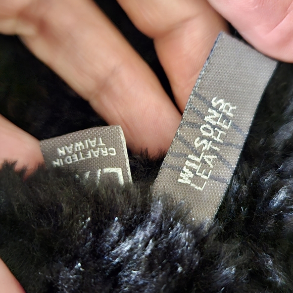 Wilson leather leather faux fur linning bucket hat - Picture 4 of 5